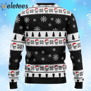 Skull Pine Tree Ugly Christmas Sweater 2