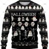 Skull Skeleton Ghost Halloween Ugly Christmas Sweater