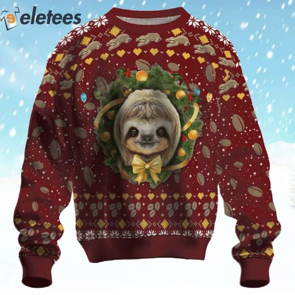 Sloth Christmas Ugly Christmas Sweater