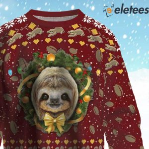 Sloth Christmas Ugly Christmas Sweater 2
