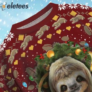 Sloth Christmas Ugly Christmas Sweater 4