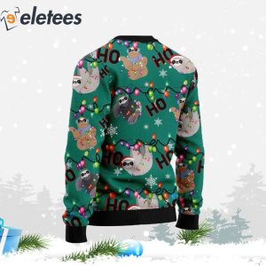 Sloth Hohoho Ugly Christmas Sweater 2