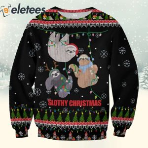 Slothy Christmas 3D All Over Printed Shirt2