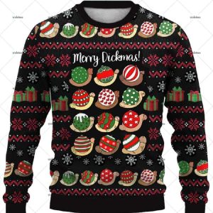 Snail Cocks Merry Dickmas Ugly Christmas Sweater