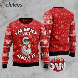 Sexy and i hot sale snow it christmas jumper