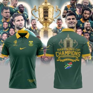 South Africa Rugby Team Polo Champions Rugby World Cup 2023 1