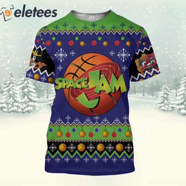 Space Jam 3D Christmas Shirt