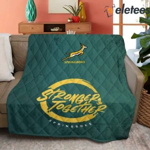 Springboks Stronger Together South Africa x Rugby World Cup 2023 Blanket 2