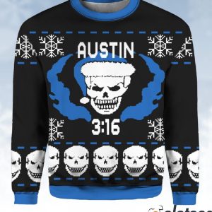 Stone Cold Steve Austin 316 Ugly Christmas Sweater 2