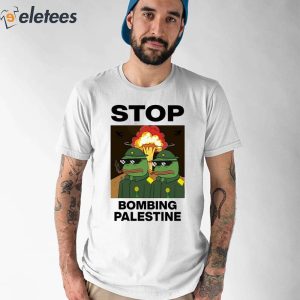 Stop Bombing Palestine Shirt 2