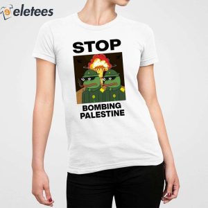 Stop Bombing Palestine Shirt 6