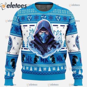 Sub Zero Mortal Kombat Ugly Christmas Sweater