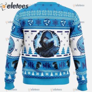 Sub Zero Mortal Kombat Ugly Christmas Sweater1