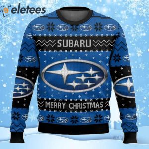 Subaru Merry Christmas Ugly Sweater