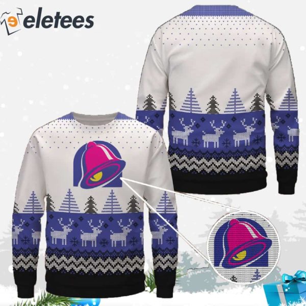 Taco Bell Fast Food Ugly Christmas Sweater