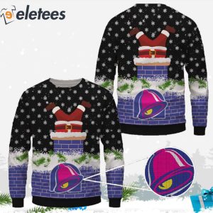Taco Bell Santa Claus Ugly Christmas Sweater 2