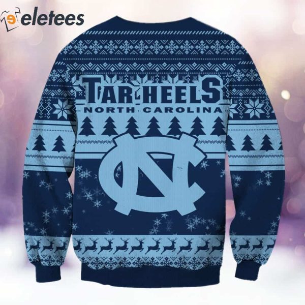 Tar Heels Grnch Christmas Ugly Sweater