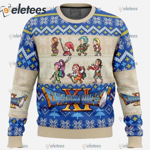 Team Quest Dragon Quest Ugly Christmas Sweater