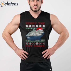 Terry The Fat Shark Christmas Sweatshirt 4