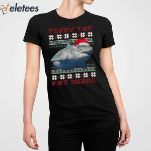 Terry The Fat Shark Christmas Sweatshirt 5