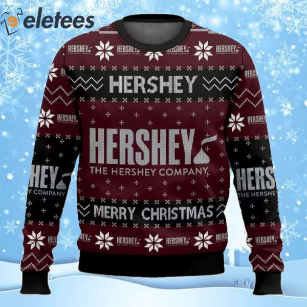 The Hershey Company Favorite Food Brands Ugly Christmas Sweater