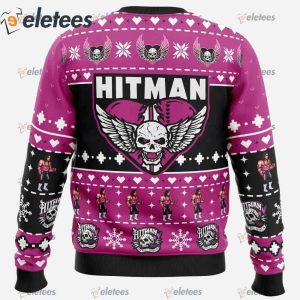 The Hitman Bret Hart Wrestler Ugly Christmas Sweater1