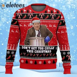 The Office Kevin Malone Don't Get Too Chilly This Christmas Ugly Sweater