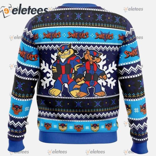 The Radical Squadron Swat Kats Christmas Sweater