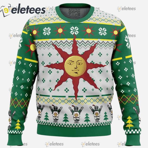 The Sun Dark Souls Ugly Christmas Sweater