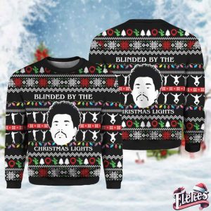 The Weeknd Blinded By The Christmas Lights Ugly Sweater 1