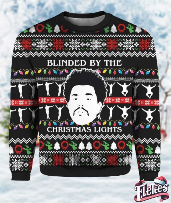 The Weeknd Blinded By The Christmas Lights Ugly Sweater