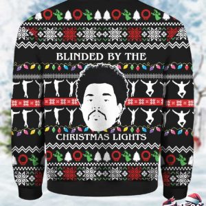 The Weeknd Blinded By The Christmas Lights Ugly Sweater 3