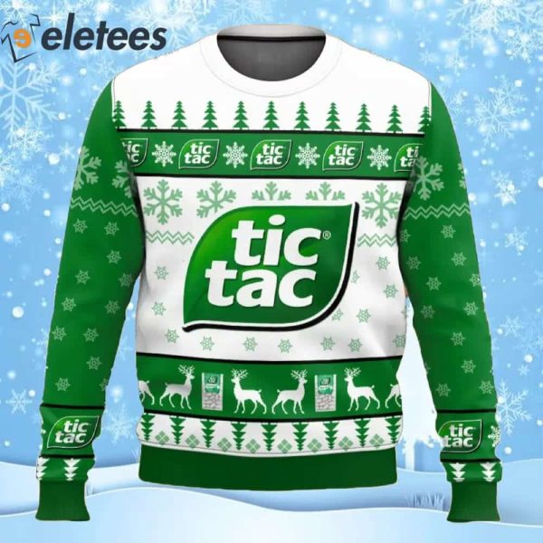 TicTac Lozenges Ugly Christmas Sweater