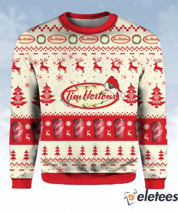 Tim Hortons Ugly Christmas Sweater