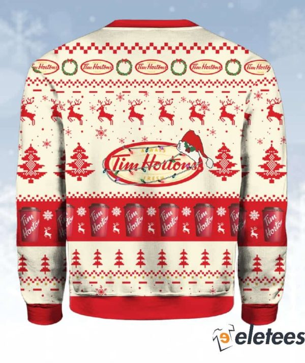 Tim Hortons Ugly Christmas Sweater