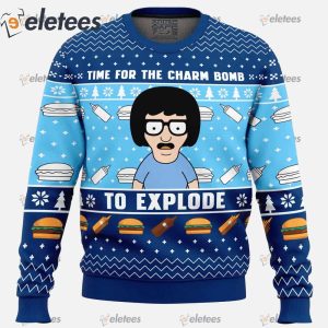 Time for the Charm Bomb to Explore Bobs Burgers Ugly Christmas Sweater