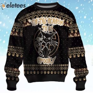 ‘Tis The Season To Be Spooky Ugly Christmas Sweater
