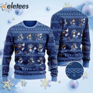 Titans Mickey Mouse Knitted Ugly Christmas Sweater