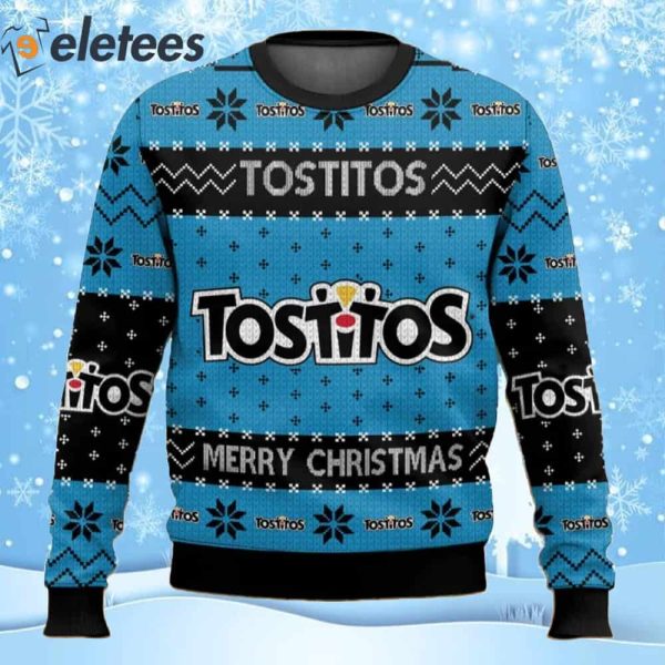 Tostitos Snack Brand Ugly Christmas Sweater