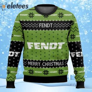 Tractor Fendt Ugly Christmas Sweater