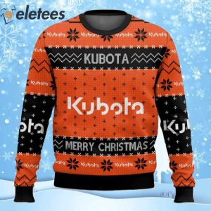 Tractor Kubota Ugly Christmas Sweater