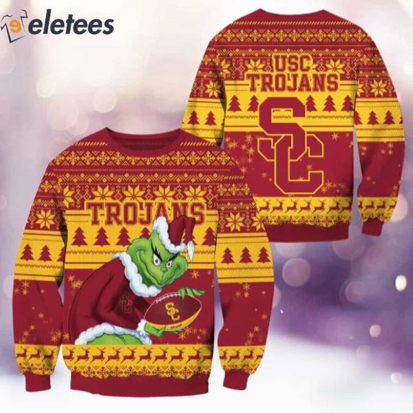 Trojans Grnch Christmas Ugly Sweater