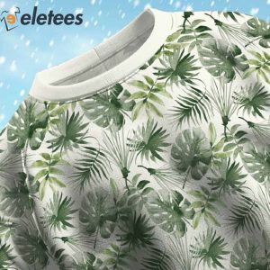 Tropic Leaves Ugly Christmas Sweater 4