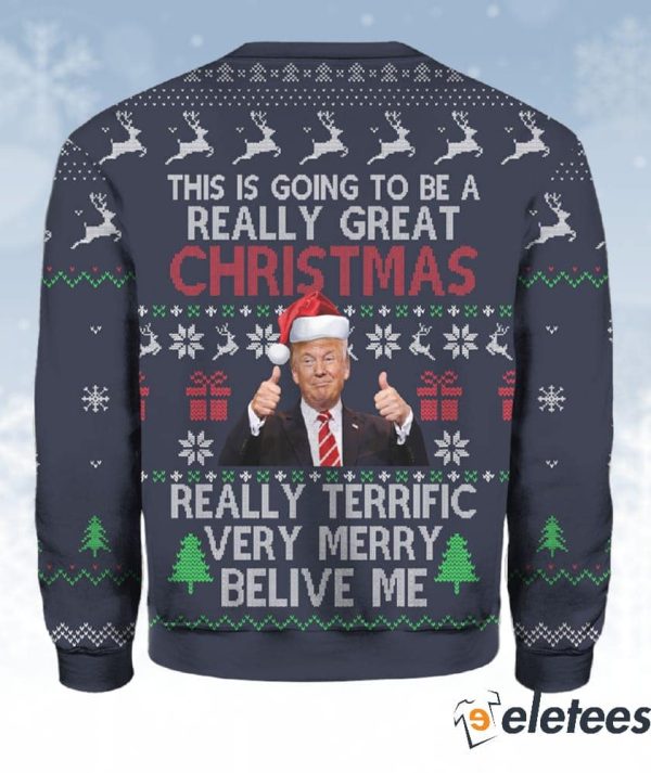 Trump This Is Going To Be A Really Great Christmas Sweater