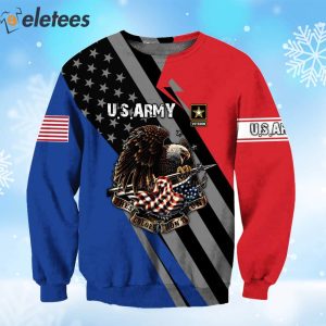 US AMRY Veteran Eagle Ugly Christmas Sweater