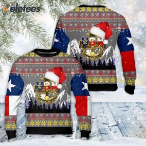 Patriotic ugly sale christmas sweater