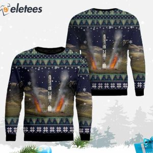 USAF LGM 25C Titan II Ugly Christmas Sweater 2