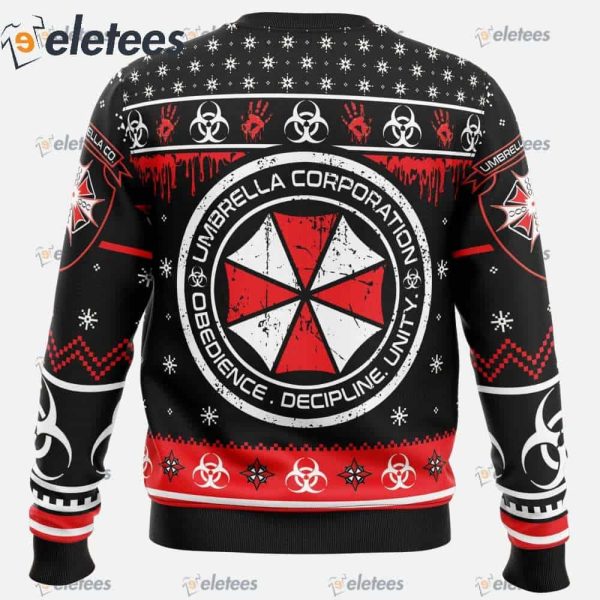 Umbrella Co. Resident Evil Ugly Christmas Sweater
