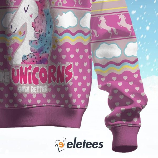 Unicorns Speed Therapist Are Fabulous And Magical Ugly Christmas Sweater