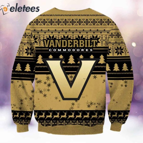 Vanderbilt Grnch Christmas Ugly Sweater